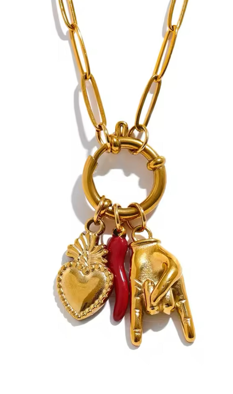 Rosso Cornicello Necklace