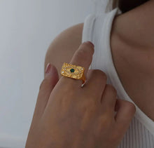 Load image into Gallery viewer, Della Evil Eye Ring
