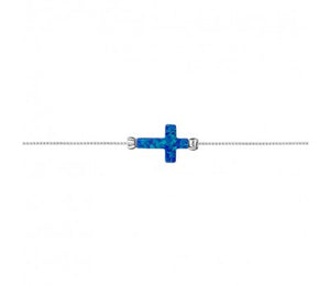Opal Cross Bracelet