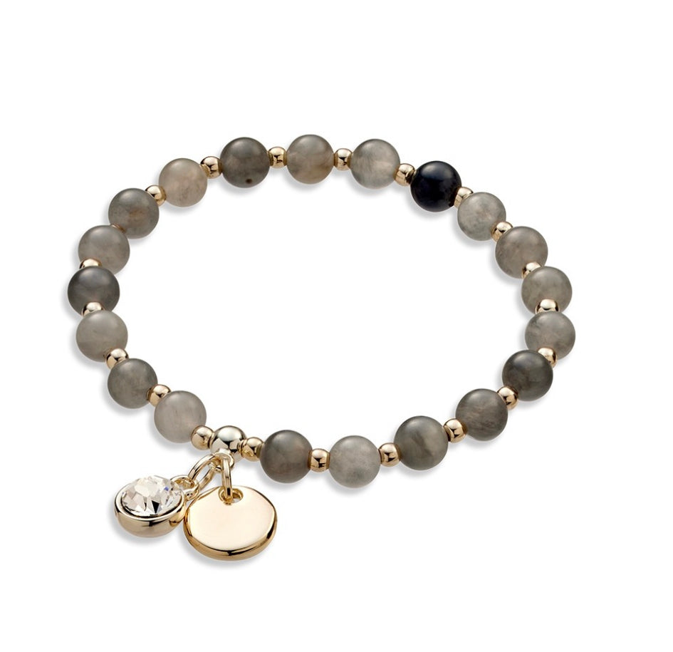 Grey Agate Bracelet