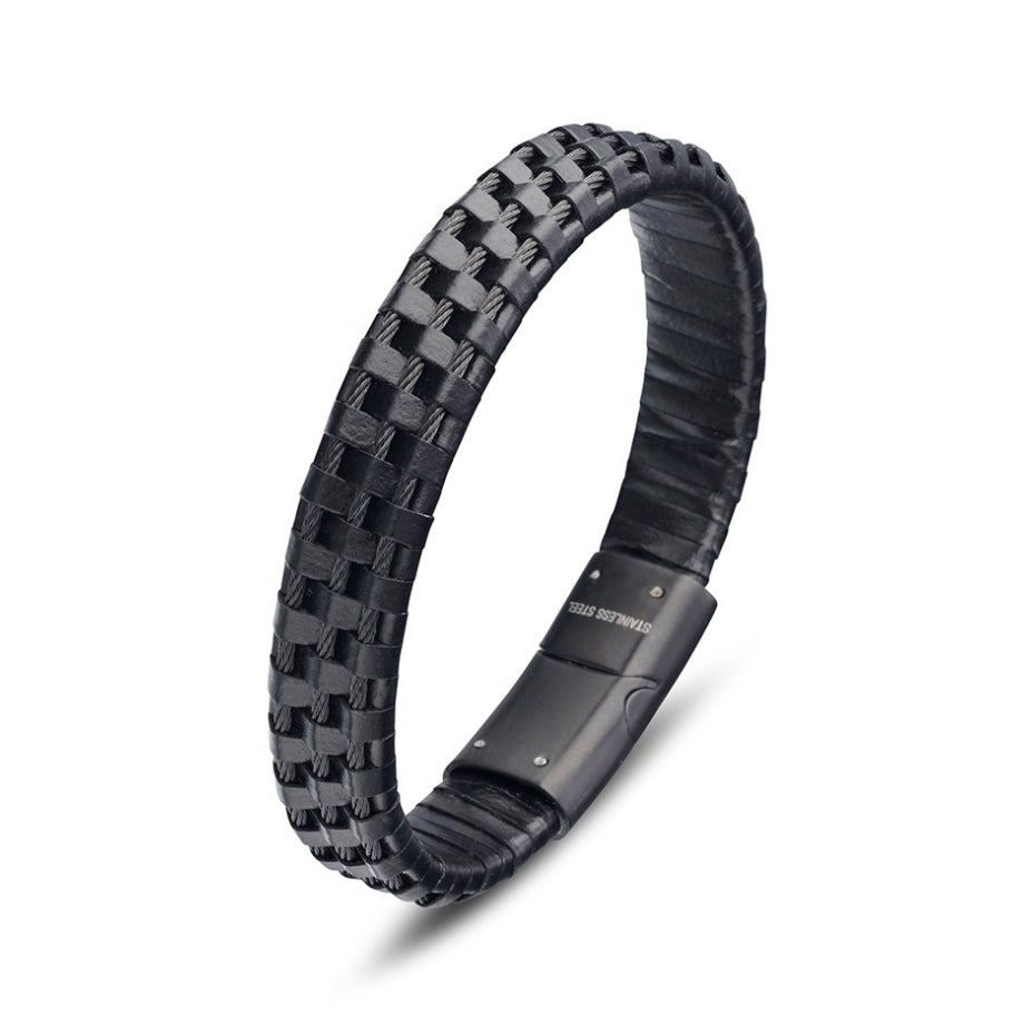 Paulo Leather Bangle