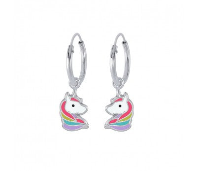 Unicorn Hoop Earrings